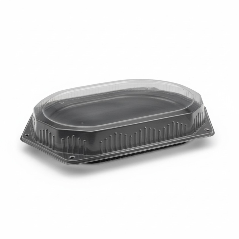 CAPAC PLATOU OVAL NEGRU 550